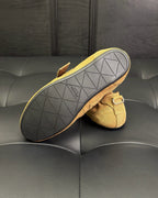 Herren-Monk-Schuh aus Kamel-Wildleder mit Schnalle