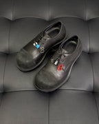 Black Derby Shoes - Men's