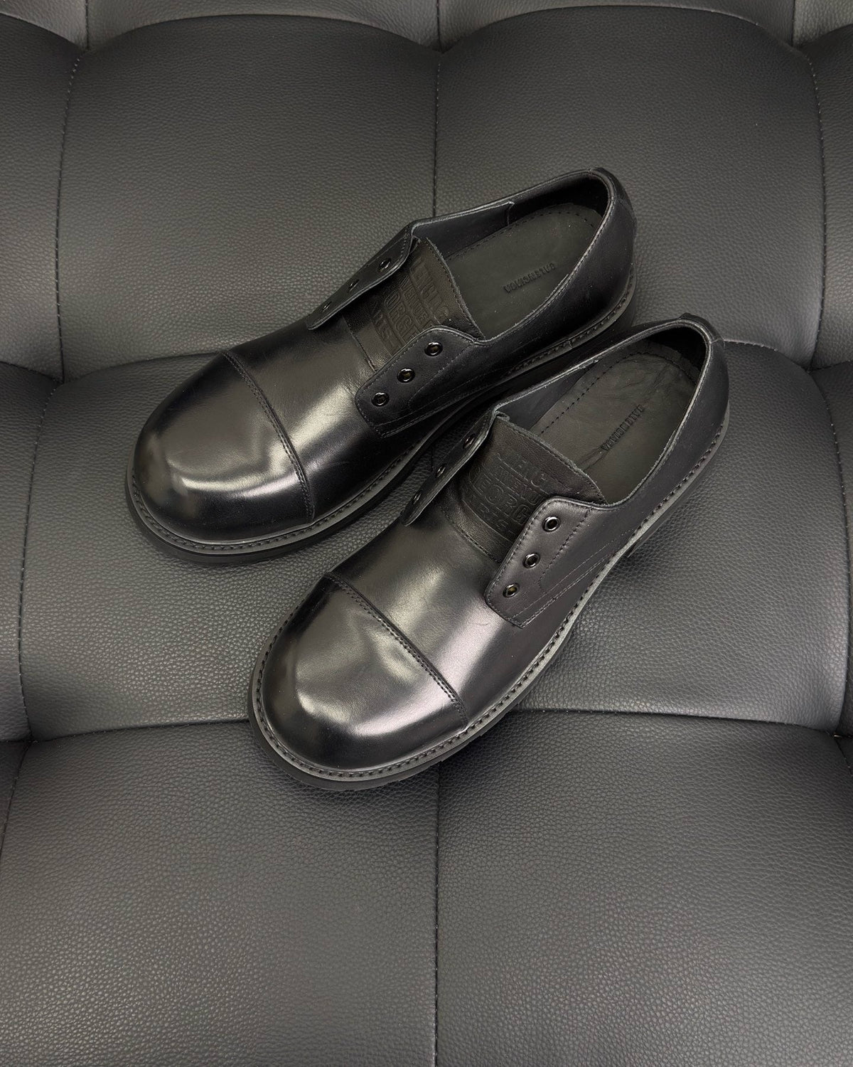 Schwarze Derby-Schuhe – Herren