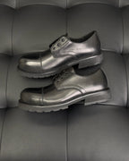 Schwarze Derby-Schuhe – Herren