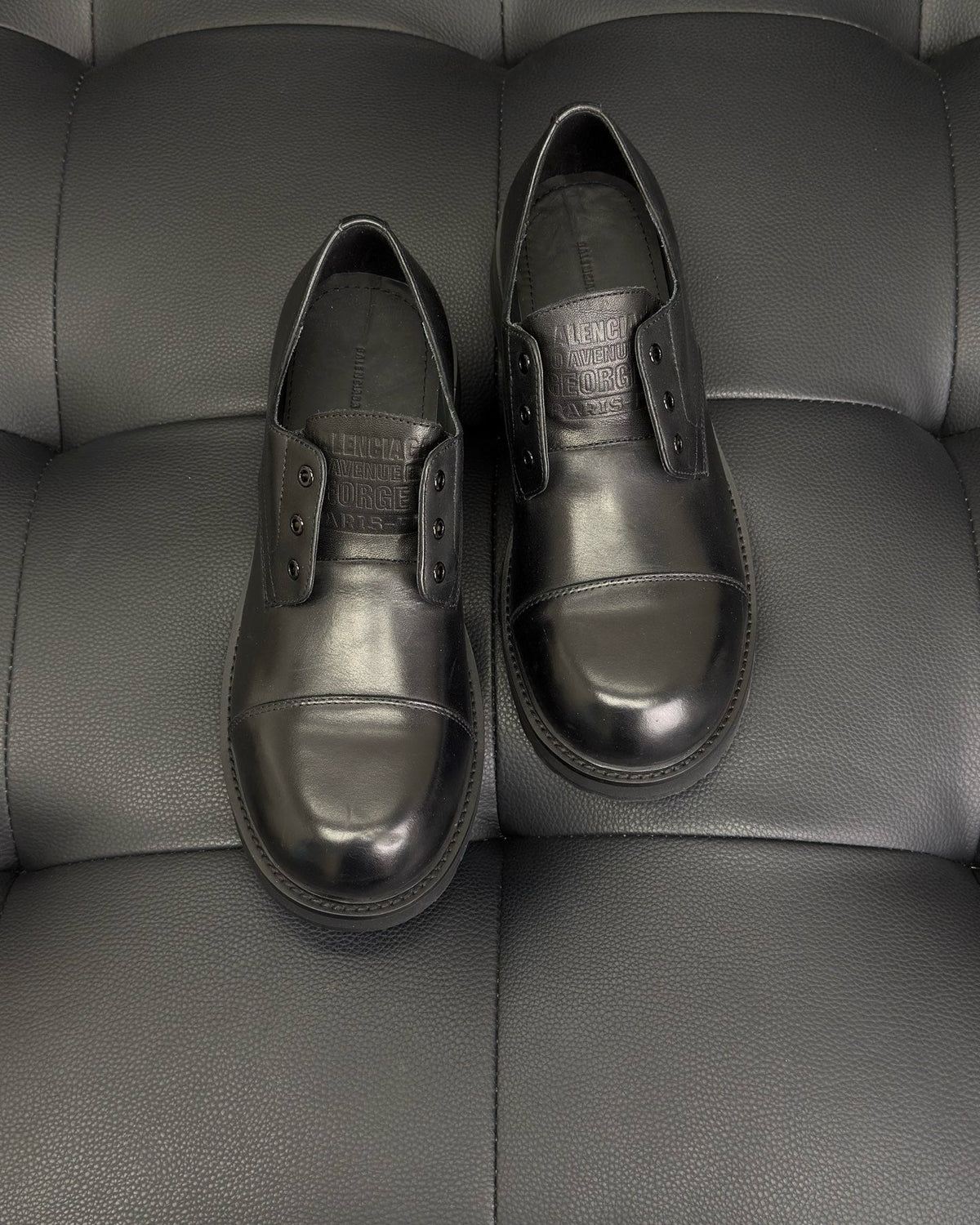 Schwarze Derby-Schuhe – Herren