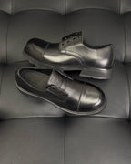 Schwarze Derby-Schuhe – Herren