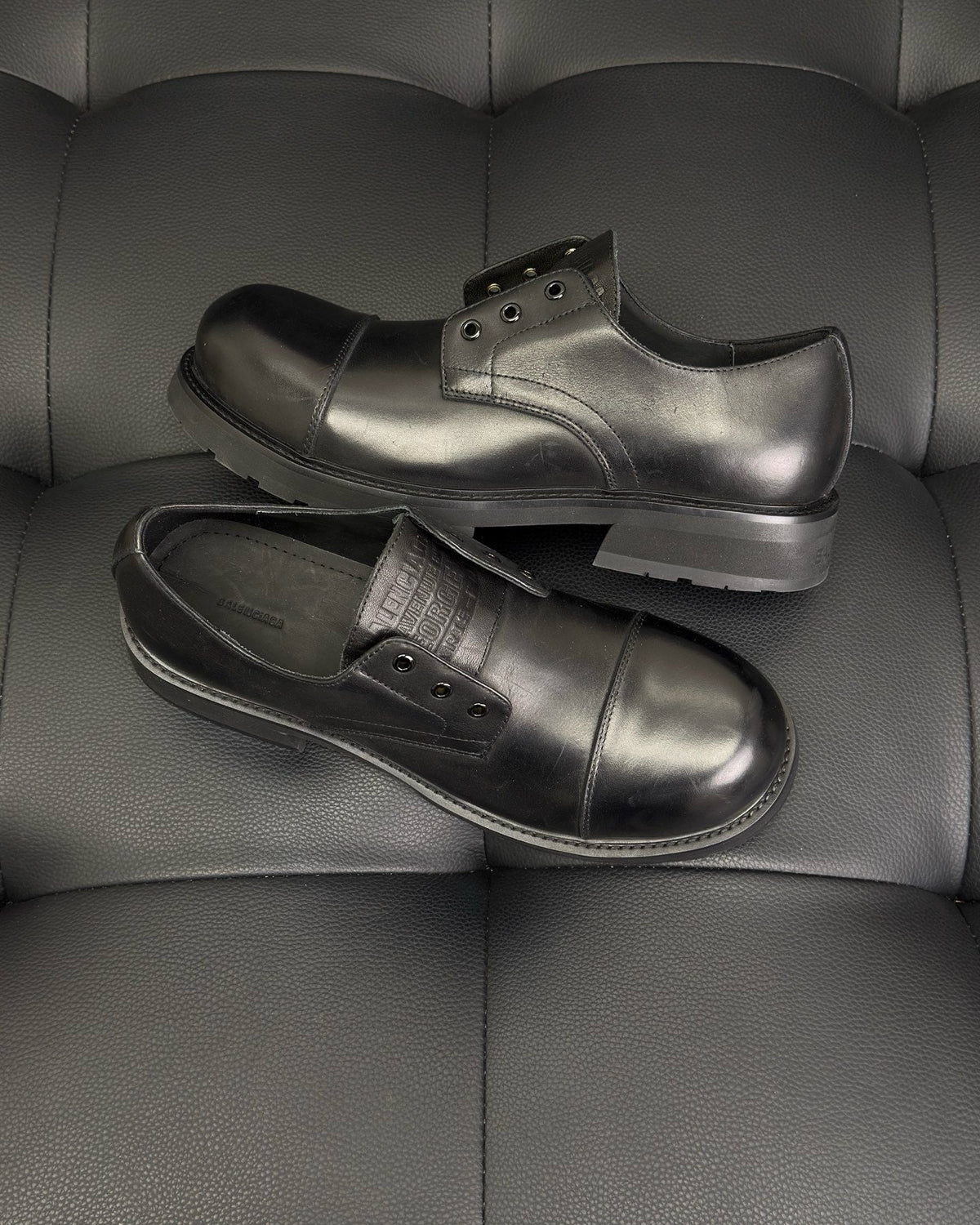 Schwarze Derby-Schuhe – Herren