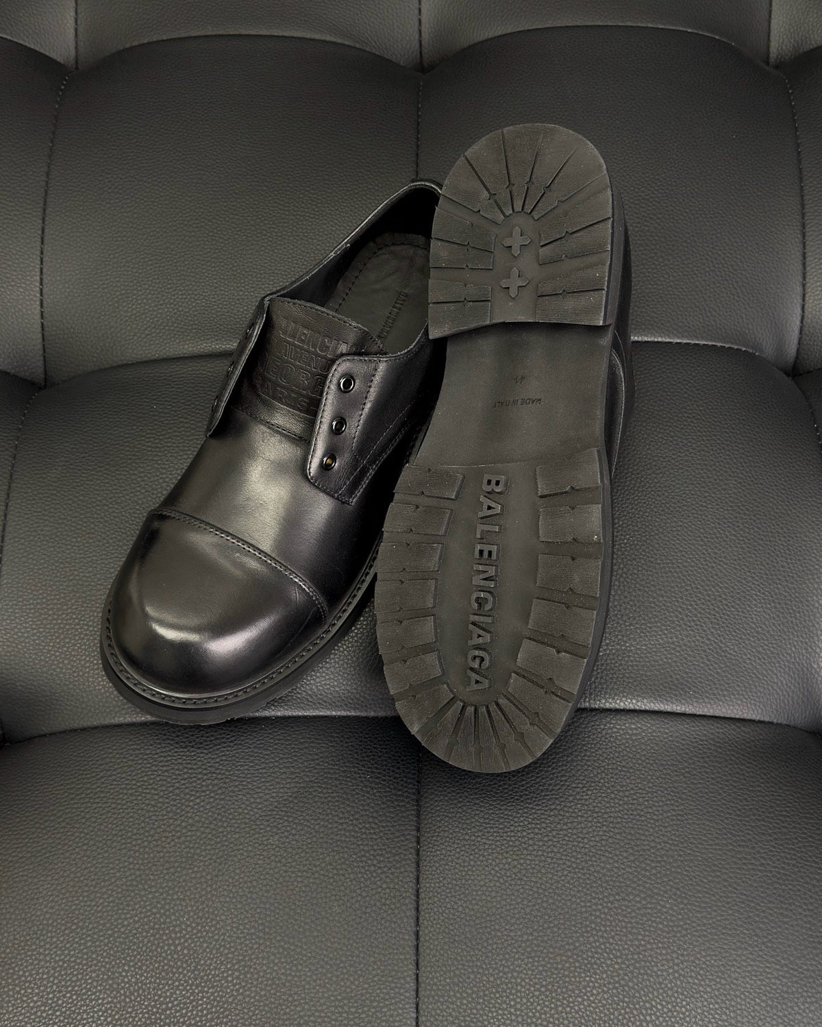 Schwarze Derby-Schuhe – Herren