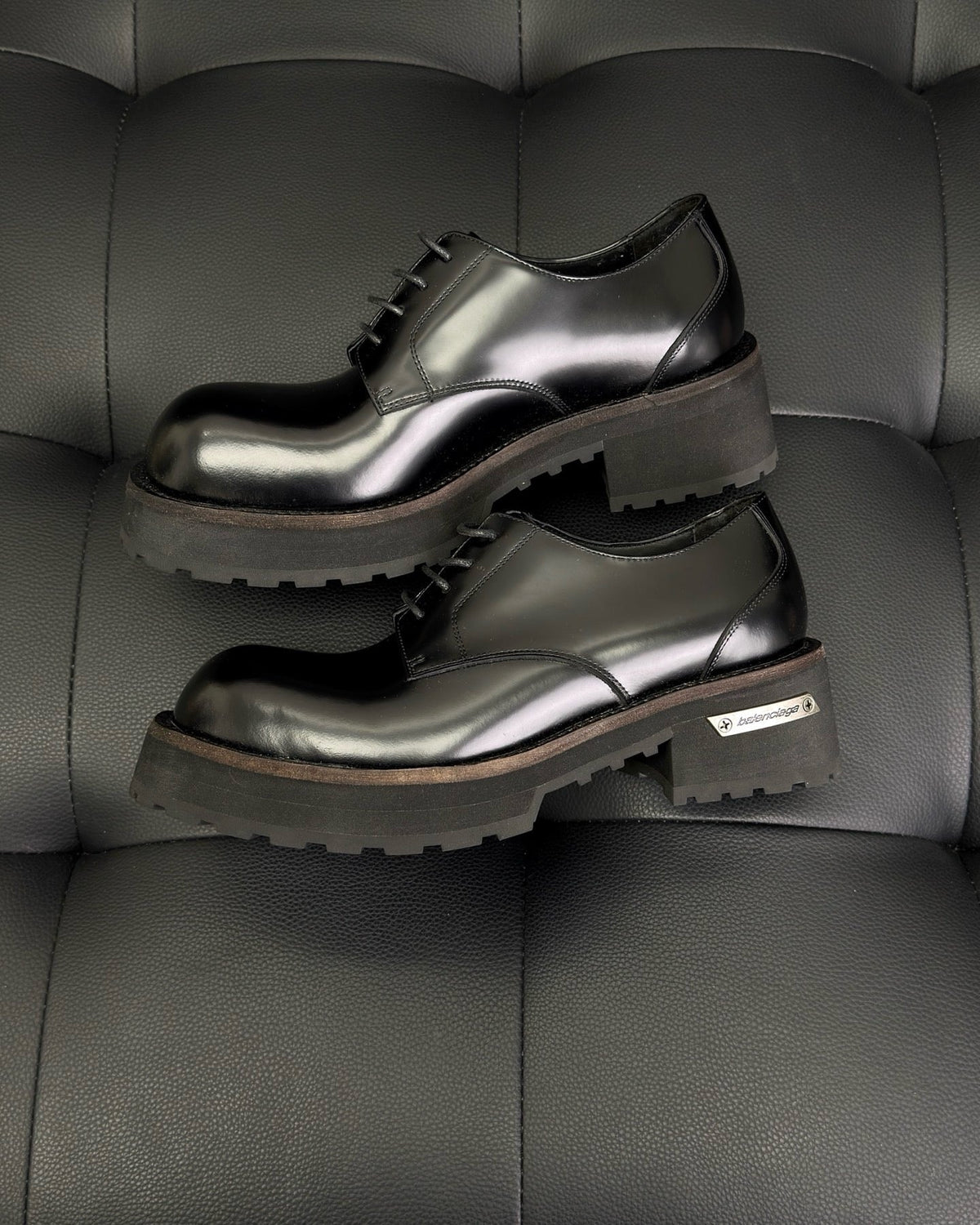Schwarze Derby-Schuhe – Herren
