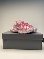 Pink Mesh-Einsätze klobig - Damen