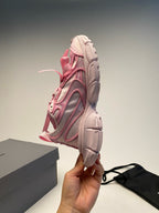 Pink Mesh-Einsätze klobig - Damen