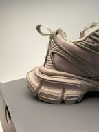 Pink Mesh-Einsätze klobig - Damen