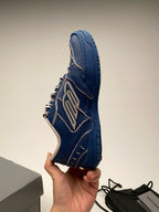 Blue and Pink Sneakers