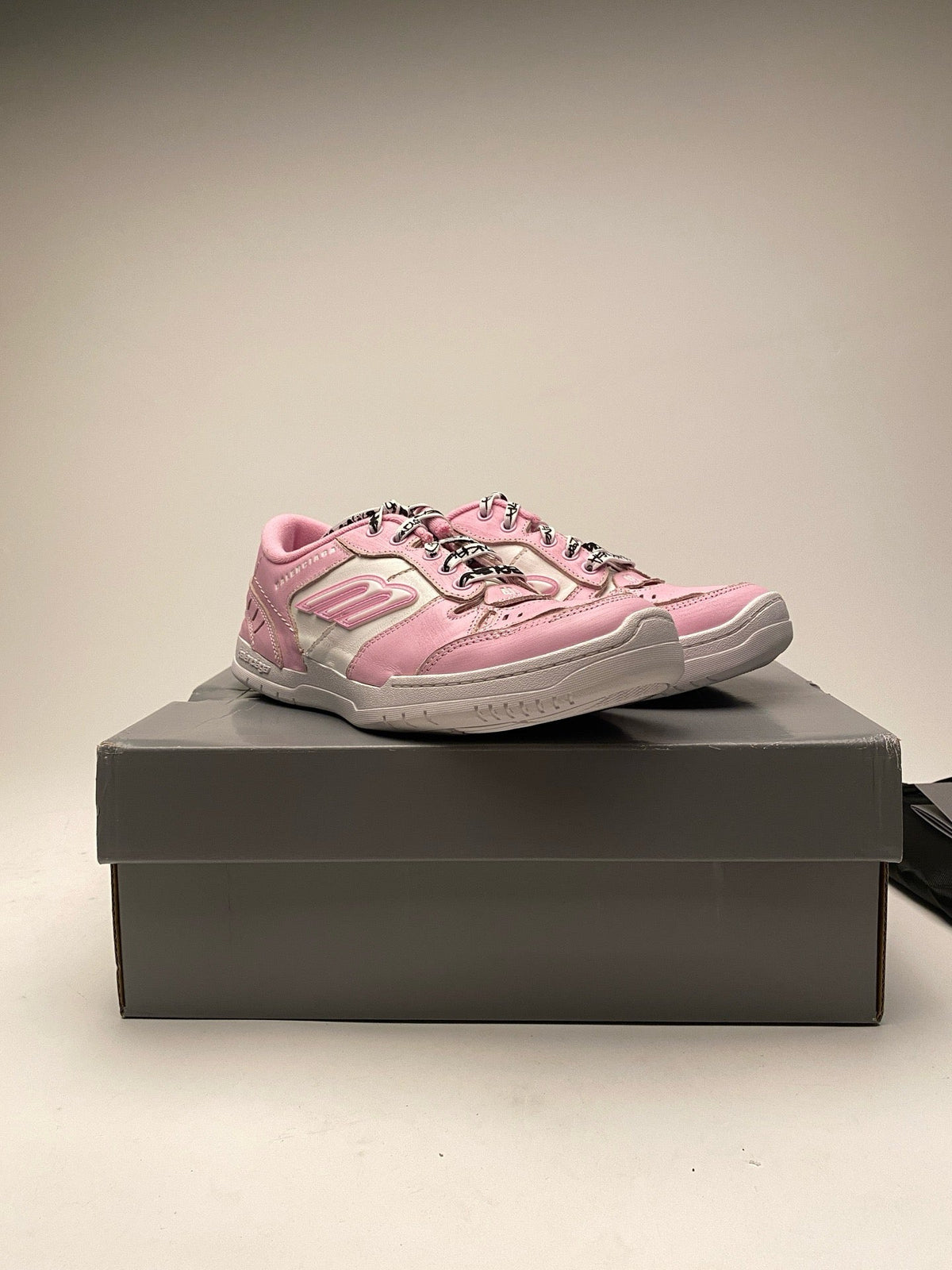 Blue and Pink Sneakers
