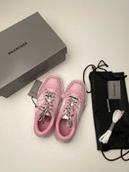 Blue and Pink Sneakers