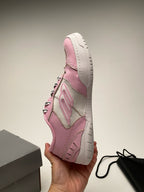 Blue and Pink Sneakers