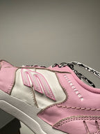 Blue and Pink Sneakers