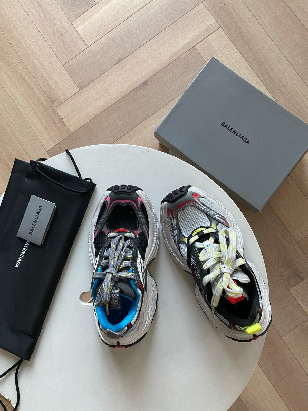 Caged Panel Runner Dark Multicolour Sneakers