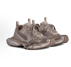 Caged Panel Runner Cream Sneakers