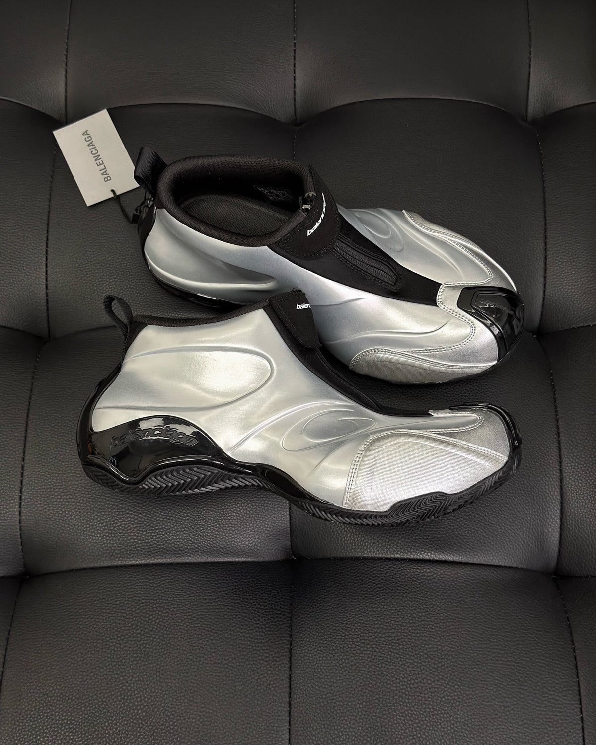 Cream Leather Moulded Chunky - Men's