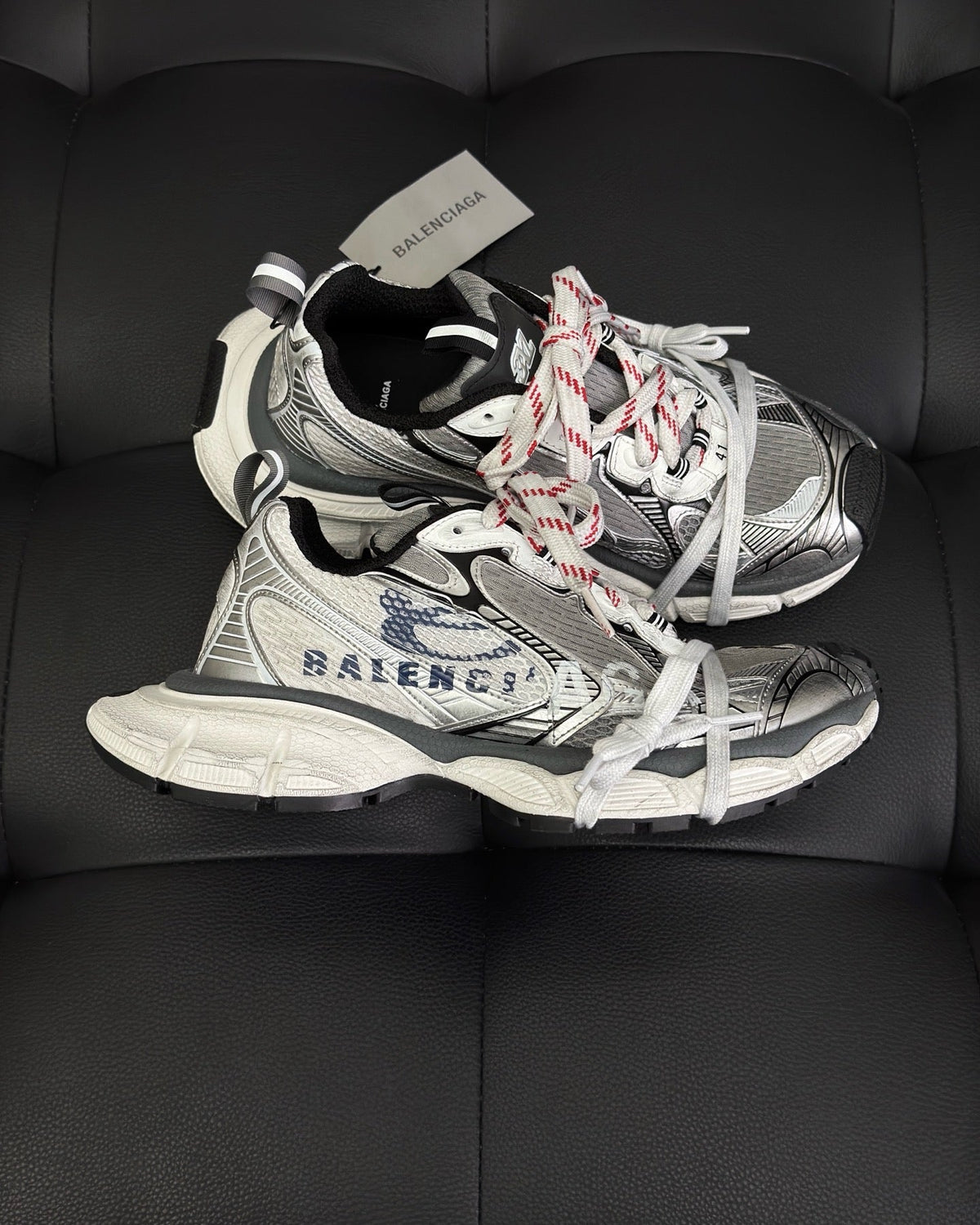Caged Panel Runner Pink Sneakers