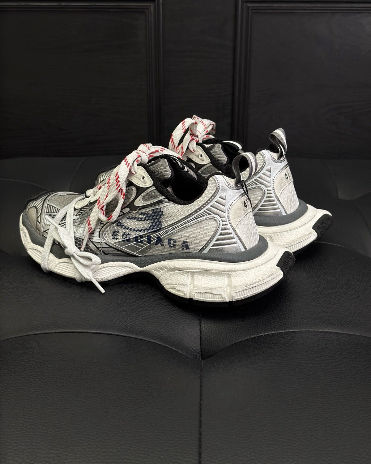 Caged Panel Runner Pink Sneakers