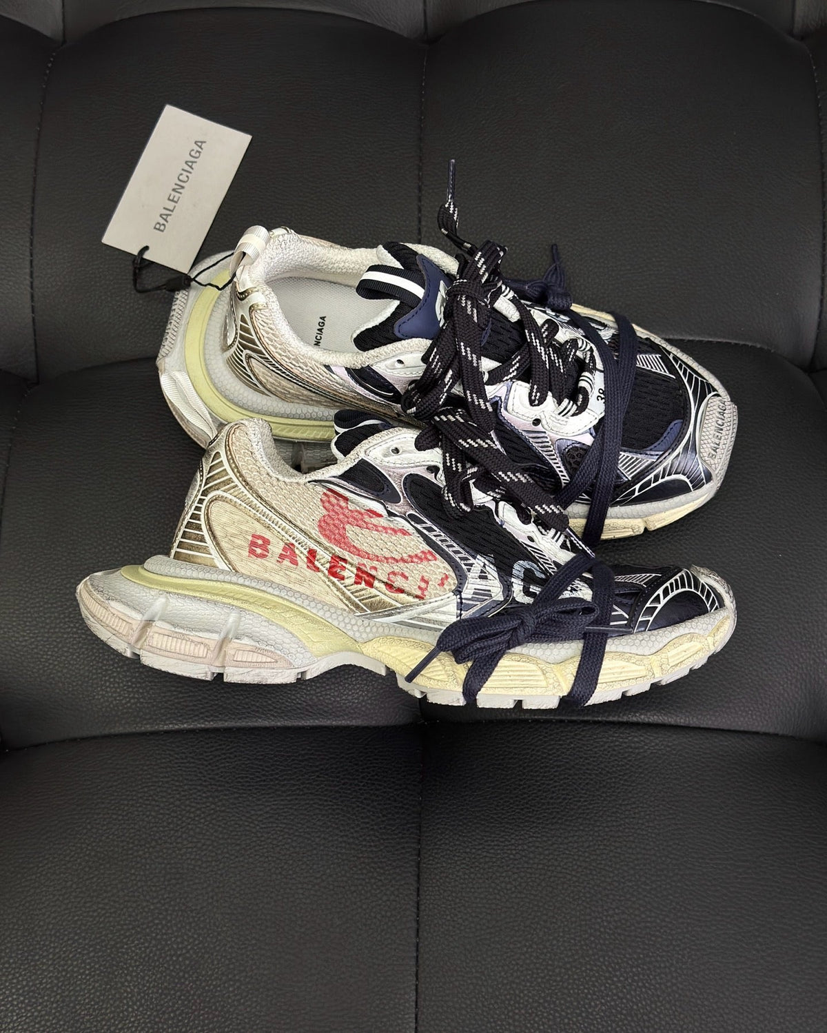 Caged Panel Runner Pink Sneakers