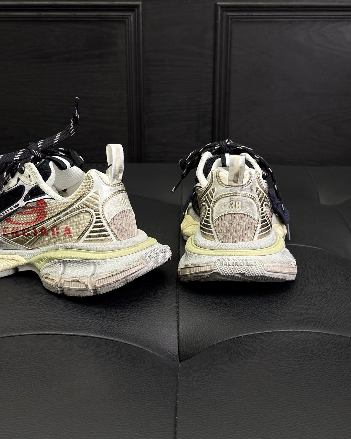 Caged Panel Runner Pink Sneakers