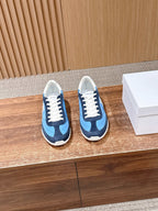 White Leather Cupsole Low-Top - Women's