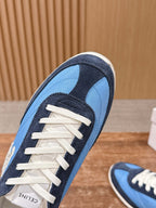 White Leather Cupsole Low-Top - Women's