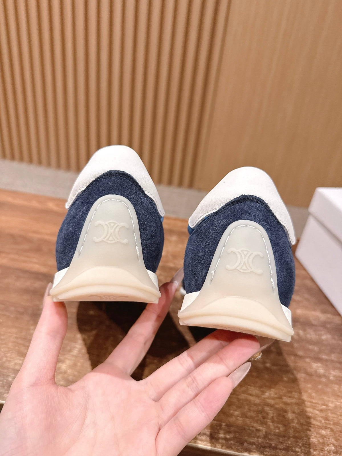 White Leather Cupsole Low-Top - Women's