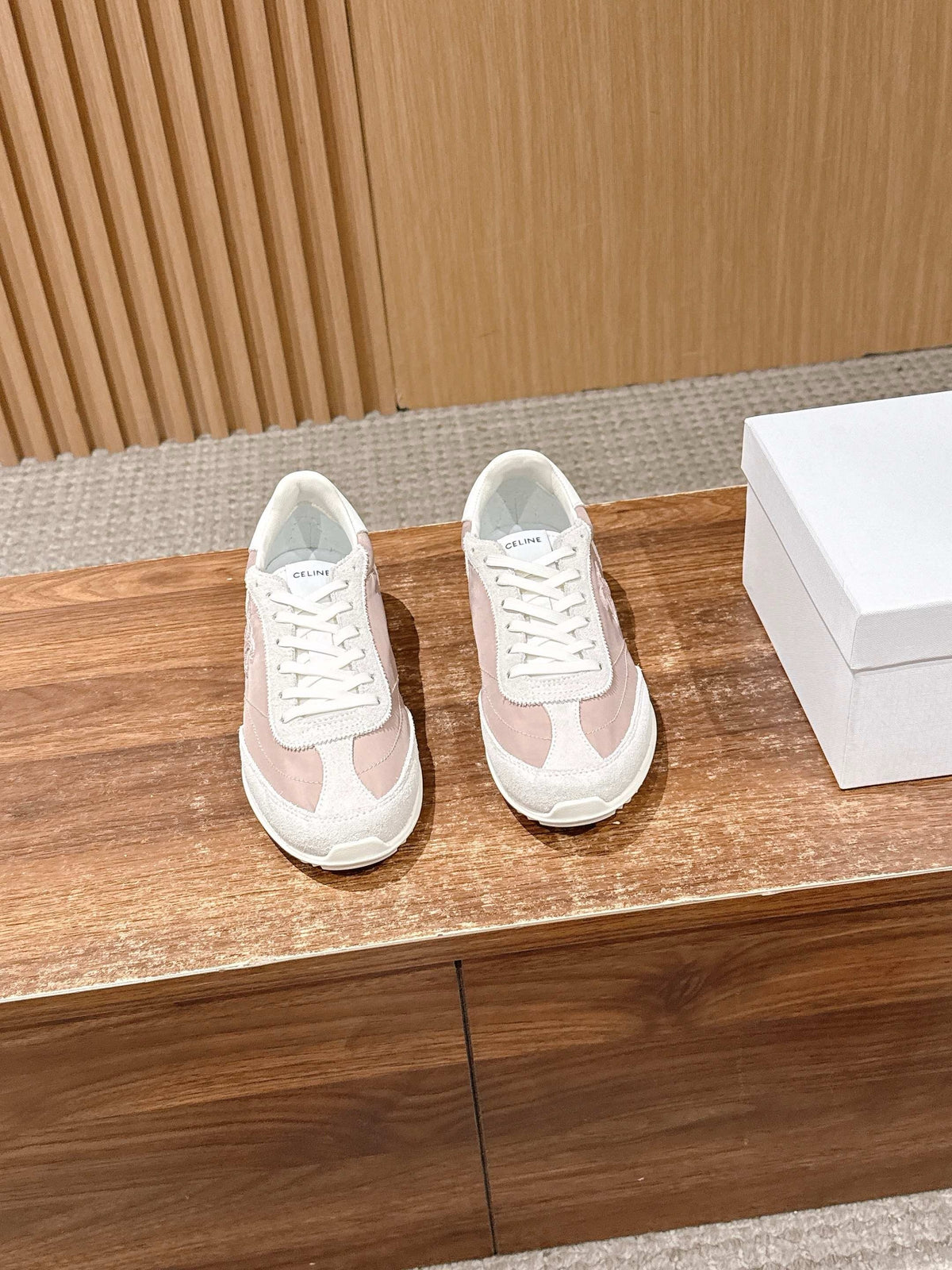 White Leather Cupsole Low-Top - Women's