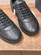 White Leather Cupsole Low-Top - Men's