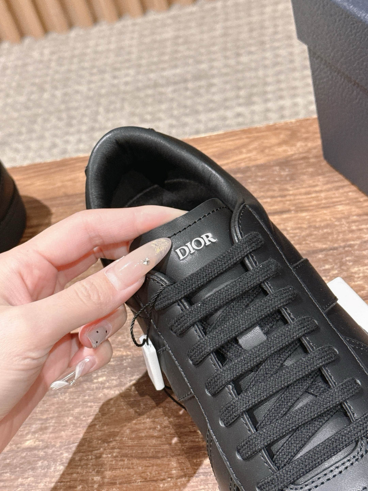 White Leather Cupsole Low-Top - Men's