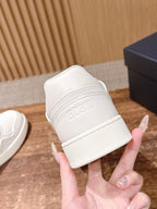 Weiße Leder Sneaker - Herren