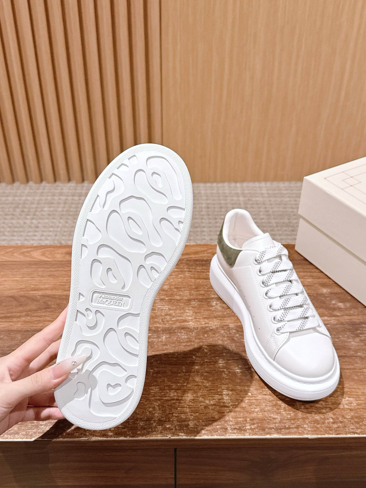 Dark Grey and White Sneakers