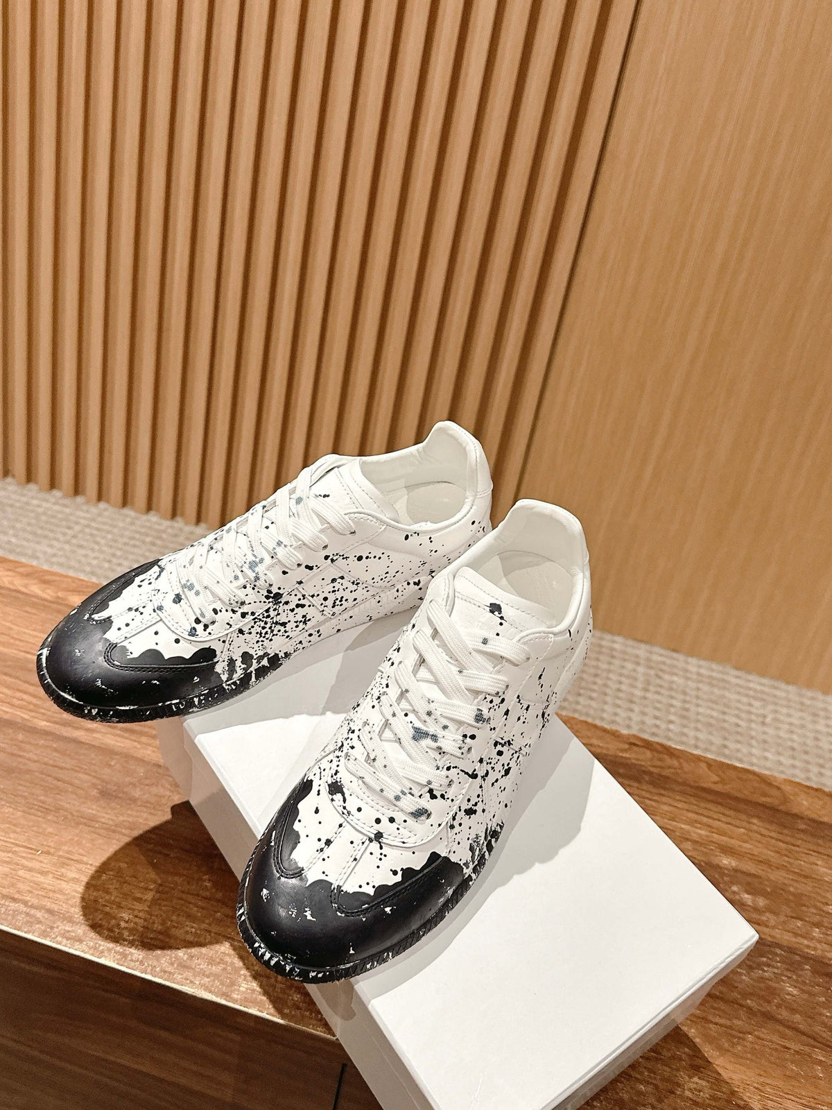 Black and White Sneakers