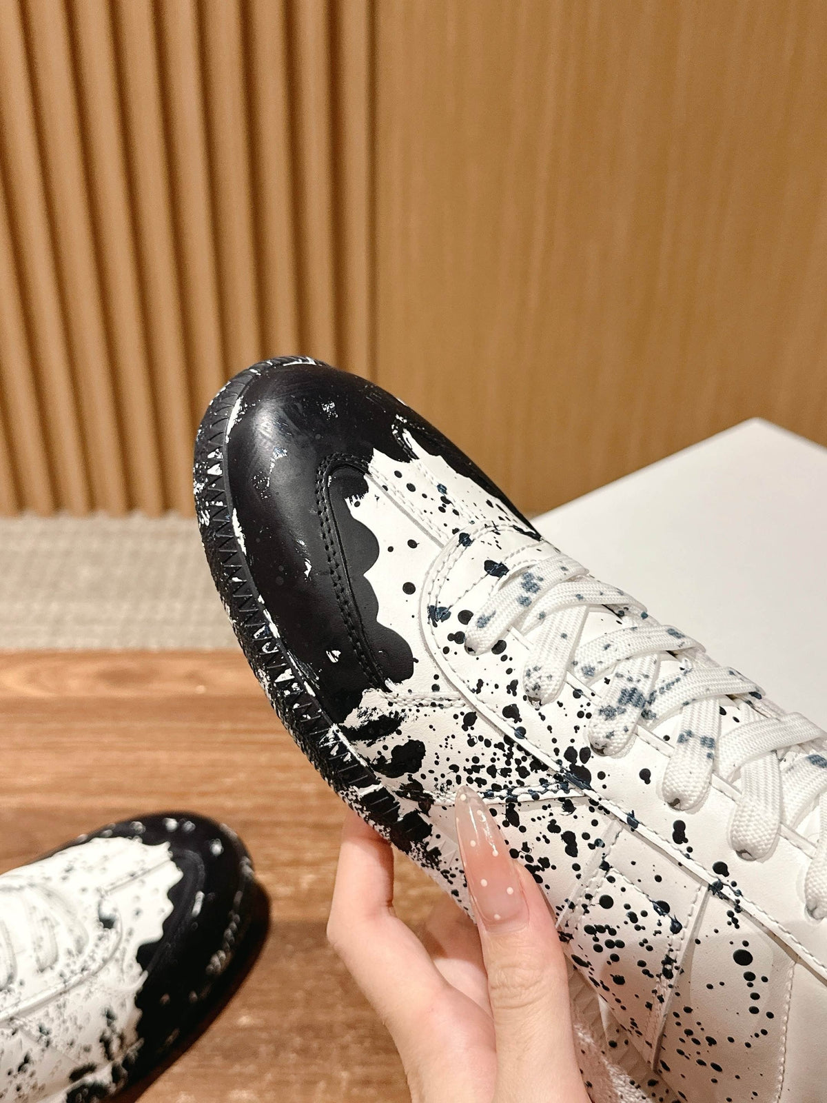 Black and White Sneakers