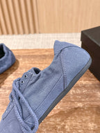 Black Mesh Plain Low-Top - Women's