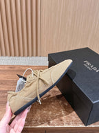 Black Mesh Plain Low-Top - Women's