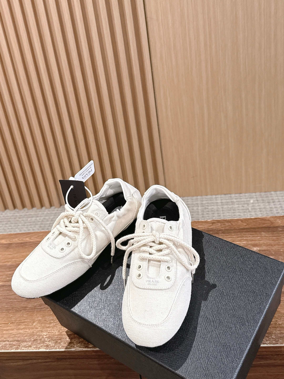 Black Mesh Plain Low-Top - Women's