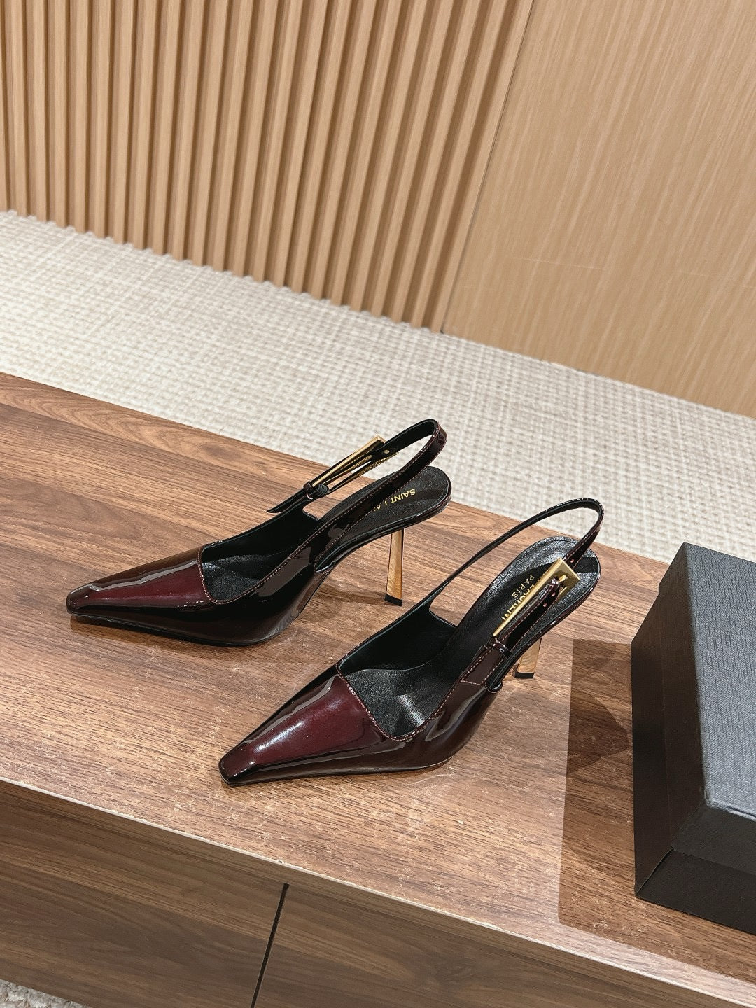 Black and Brown Heels