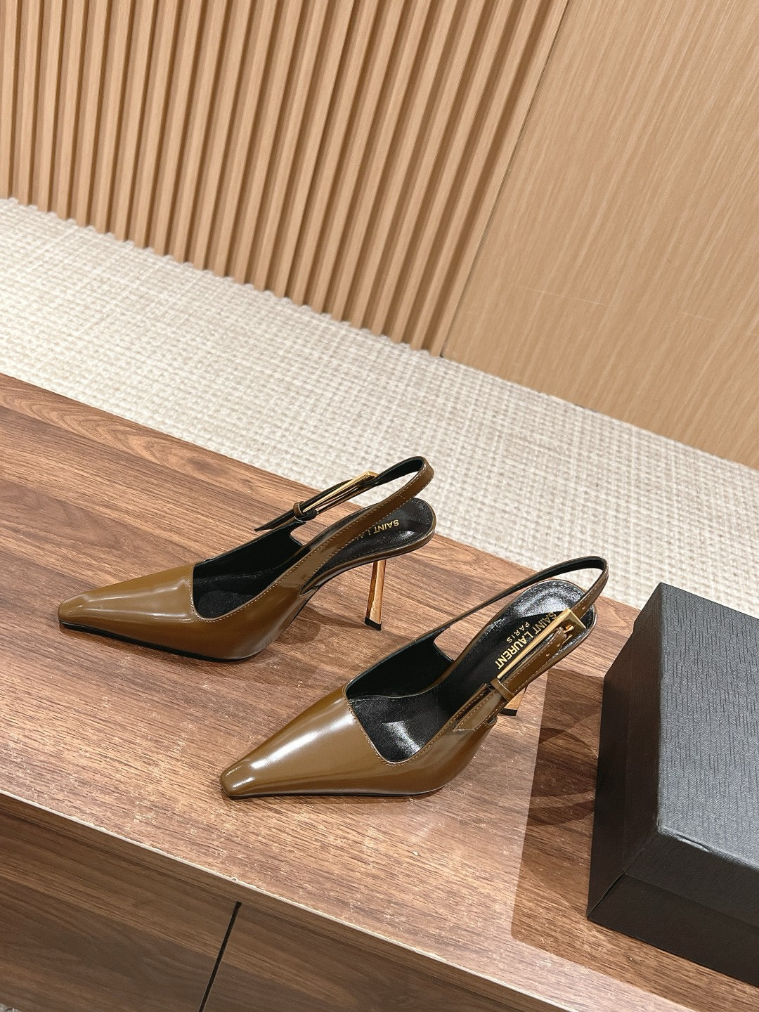 Black and Brown Heels