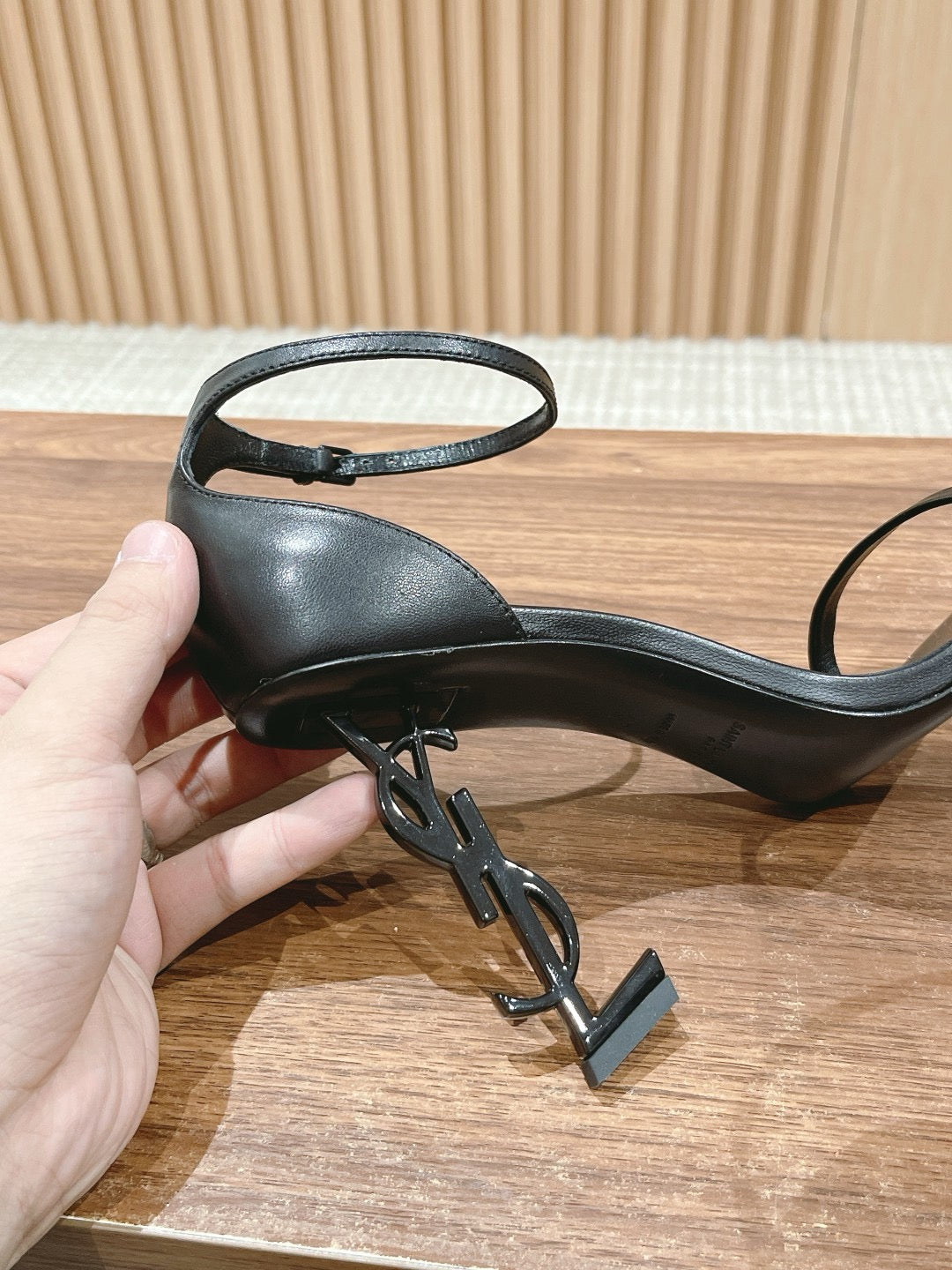 Glossy Matte Black Heels