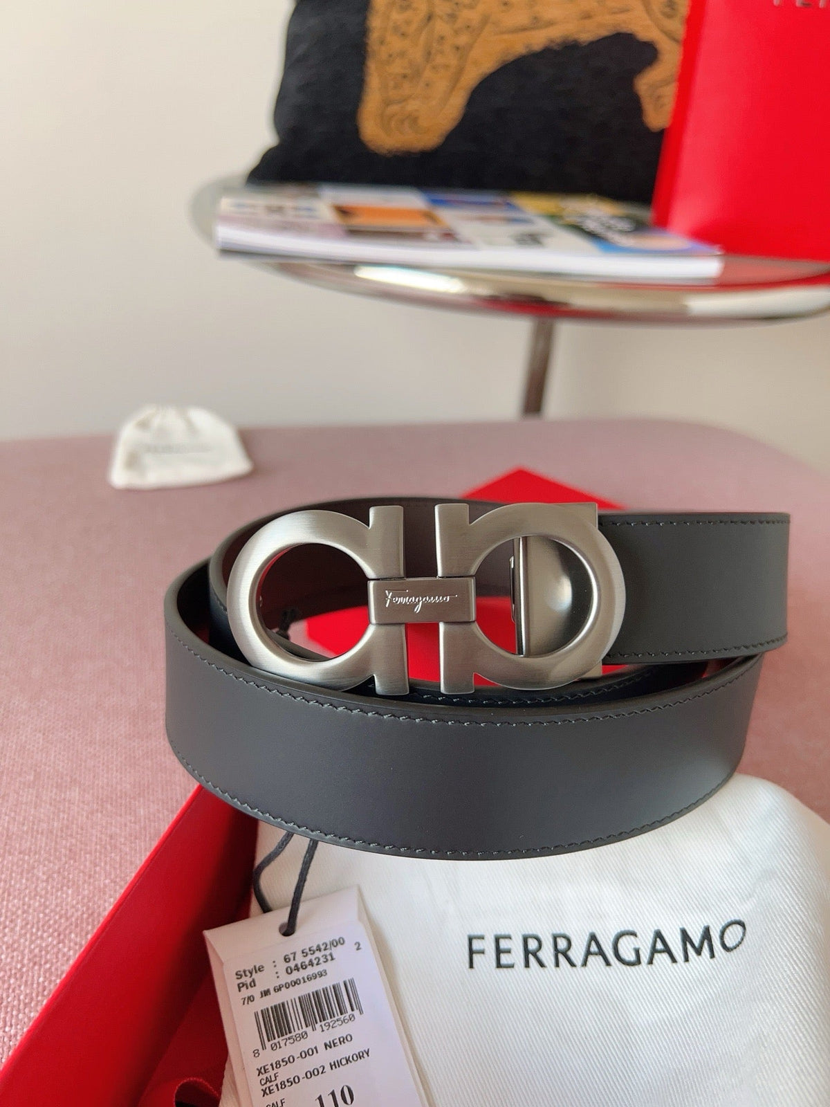 Dark Grey and Silver Belt