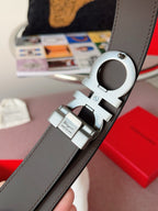 Dark Grey and Silver Belt