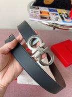 Dark Grey and Silver Belt