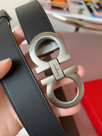 Dark Grey and Silver Belt