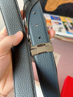 Black and Silver Belt