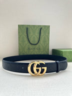 Double G Gold Schnallengürtel