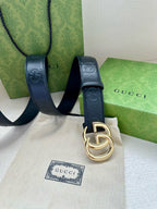 Double G Gold Schnallengürtel
