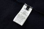 Navy Cotton Graphic Pullover - Men's