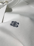 Schwarzes Baumwoll-Rundhals-Sweatshirt mit kleinem Logo – Herren