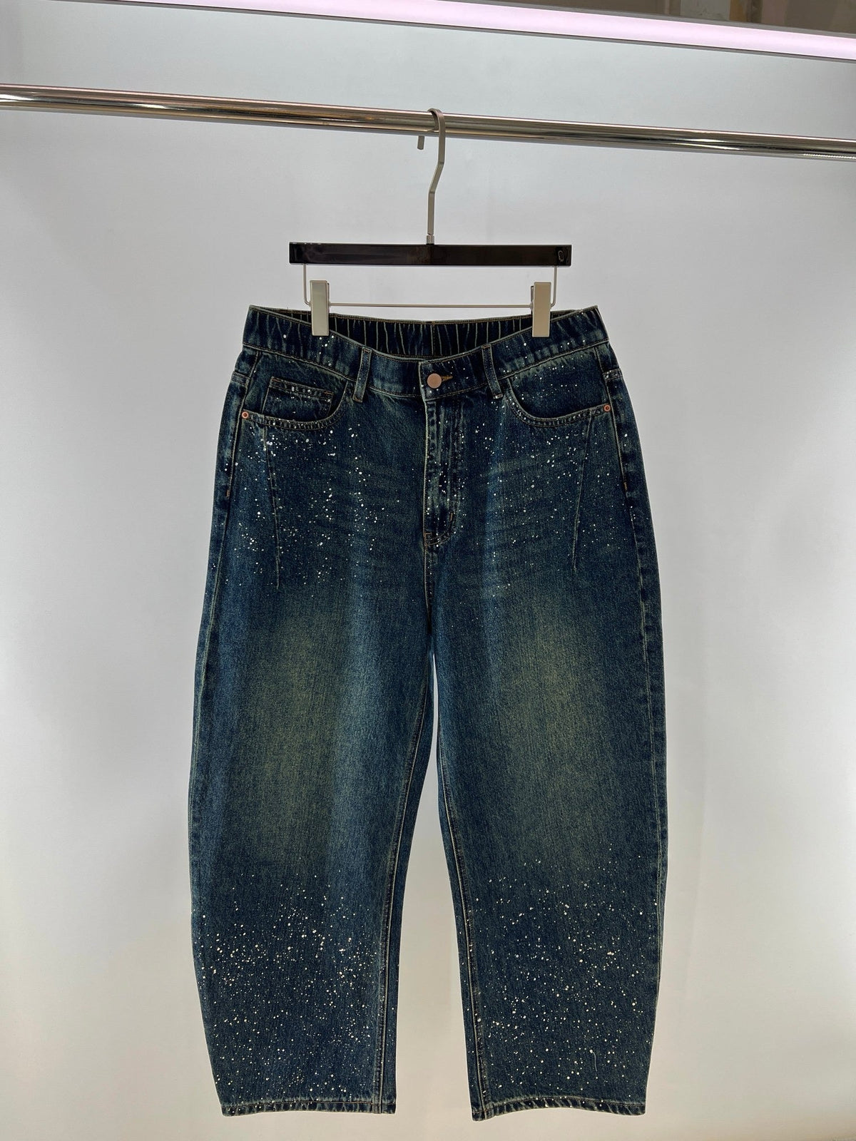 Blue Denim Faded Straight – Herren